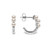 Yoko Diamond Earrings Eclipse White Gold Pearl