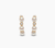 Yoko Earrings Eclipse 18K Gold Pearl and Diamond Hoop Astral