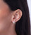 Yoko Baby Glitz 18K White Gold Akoya Pearl Spiral Diamond Cuff Earrings