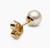 Yoko Classic 18K Yellow Gold Freshwater Pearl Stud Earring