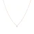 Persée Danaé Necklace in Rose Gold with a Suspended Diamond