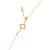 Persée Danaé Necklace in Rose Gold with a Suspended Diamond