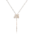 Pasquale Petit garden necklace  in 18k Rose and White Gold with White and Champagne Diamonds