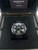 Reservoir Airfight Jet Black PVD 43mm Swiss Made aviation watch resting in black wooden box with Reservoir warranty card