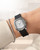 Gerald Charles Mini Maestro Silver GL1.0-TNPS-2118CS-RSDP, vertical brushed titanium case-back