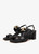 Salvatore Ferragamo Lou Sandal 55mm, Ferragamo black leather sandals, Ferragamo Gancini sandals, Ferragamo block heel sandals, designer sandals for women, luxury Italian footwear, Ferragamo summer sandals, gold buckle sandals.