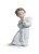 Lladro Angel With Flute Figurine