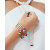 Piaget Possession Open Bangle Bracelet Rose Gold 30 Diamonds Lapis Lazuli