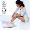 4 Rollers Bubble Heating Foot Spa Massager