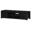 TV Stand Entertainment Center for TV's up to 65 Inch with Adjustable Shelves-Brown