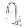 Touchless Kitchen Faucet with 360?° Swivel Single Handle Sensor and 3 Mode Sprayer