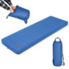 Self Inflating Folding Camping Sleeping Mattress with Carrying Bag-Blue