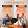 750W/1500W Wall Mounted Infrared Heater with Remote Control