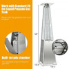 42000 BTU Pyramid Patio Heater with Wheels