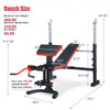 Adjustable Olympic Weight Bench for Full-body Workout and Strength Training