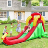 Inflatable Water Slide Bounce House with Climbing Wall and Jumper without Blower