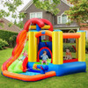 6-in-1 Water Park Bounce House for Outdoor Fun with Blower and Splash Pool