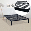 King Metal Platform Bed Frame with Heavy Duty Slats