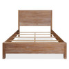 FarmHome Rustic Solid Pine Platform Bed in King Size