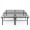 Queen size 18-inch High Rise Folding Metal Platform Bed Frame