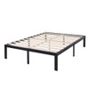 Queen Heavy Duty Metal Platform Bed Frame with Wood Slats 3,500 lbs Weight Limit