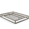 Queen size Modern Heavy Duty Low Profile Metal Platform Bed Frame