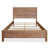FarmHome Rustic Solid Pine Platform Bed in Queen Size