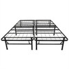 King size Black Metal Platform Bed Frame