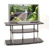 Black 42-Inch Flat Screen TV Stand