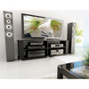 Modern Black TV Stand - Fits up to 68-inch TV