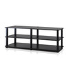 Modern 3-Shelf Espresso Black Shoe Rack - Holds up to 18 Pair of Shoes