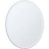 Oval Frameless 36-inch Beveled Bathroom Bedroom Living Room Vanity Wall Mirror