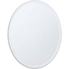 Oval Frameless 36-inch Beveled Bathroom Bedroom Living Room Vanity Wall Mirror