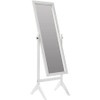 Modern Full Length Freestanding Bedroom Floor Cheval Mirror in White