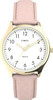 Timex TW2V25200, Women's Easy Reader,Pink Leather Watch, White Dial,