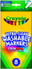 Crayola 8 Ct Ultra-Clean Fine Line Washable Markers Color Max