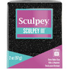 Sculpey III Oven-Bake Clay 2oz Black Glitter