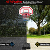 Height Adjustable Basketball Hoop with 2 Nets and Fillable Base