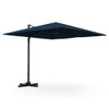 9.5 Feet Square Patio Cantilever Umbrella with 360 Rotation-Coffee