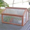 Double Box Garden Wooden Greenhouse