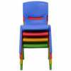 4-pack Colorful Stackable Plastic Children Chairs
