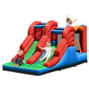 3-in-1 Dual Slides Jumping Castle Bouncer without Blower