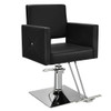 Salon Chair for Hair Stylist with Adjustable Swivel Hydraulic-Black