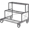 3 Tier Outdoor Metal Garden Planter Holder Shelf