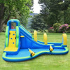 Inflatable Water Slide Kids Bounce House with Water Cannons and Hose Without Blower