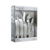 MegaChef Baily 20 Piece Flatware Utensil Set, Stainless Steel Silverware Metal Service for 4 in Sil