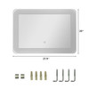 3 Tone LED Touch Sensor Wall Mounted Bathroom Mirror