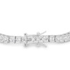 Princess Cubic Zirconia Tennis Bracelet