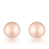 Tanya Rose Gold Sphere Stud Earrings