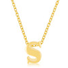 Golden Initial S Pendant